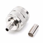 10 cái đầu nối đực UHF PL259 bấm cho cáp RG58 RG142 / 3D-FB