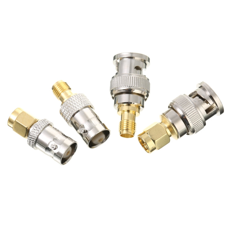 Bộ 4 cái / bộ đầu nối SMA sang BNC, bộ chuyển đổi thử nghiệm RF