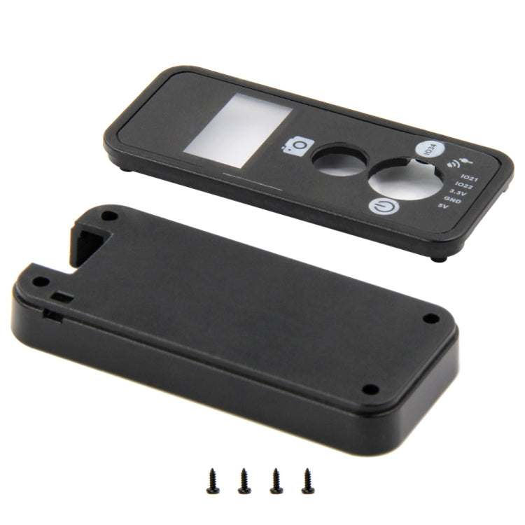 Vỏ PVC màu đen TTGO cho mô-đun TTGO T-Camera ESP32 WROVER & PSRAM, Vỏ PVC màu đen