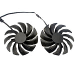 1 đôi quạt làm mát card đồ họa máy tính 88MM 4 chân cho Gigabyte GeForce GTX1060 1070 GTX1050ti GTX960 RX570 RX470