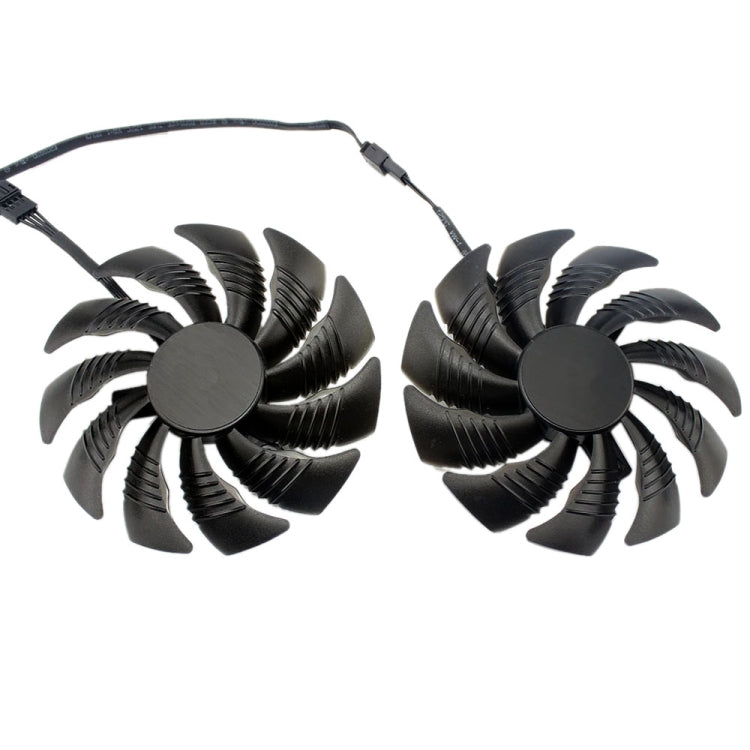 1 đôi quạt làm mát card đồ họa máy tính 88MM 4 chân cho Gigabyte GeForce GTX1060 1070 GTX1050ti GTX960 RX570 RX470