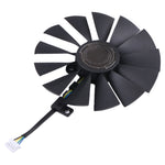 Quạt làm mát VGA máy tính 95MM T129215SM cho Asus Strix RX470 O4G Gaming 4 chân 13 cánh
