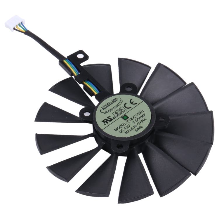 Quạt làm mát VGA máy tính 95MM T129215SM cho Asus Strix RX470 O4G Gaming 4 chân 13 cánh