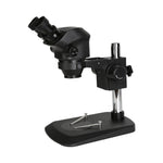 Kính hiển vi stereo hai mắt 0.7X-50X có đèn, 0.7X-50X (màu đen), 0.7X-50X (màu trắng)