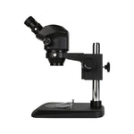 Kính hiển vi stereo hai mắt 0.7X-50X có đèn, 0.7X-50X (màu đen), 0.7X-50X (màu trắng)