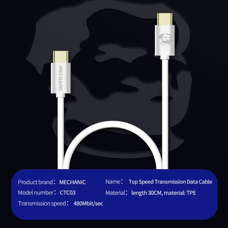 Cáp dữ liệu truyền tốc độ cao MECHANIC Lightning USB Lightning cho Type-C sang Type-C, cho Type-C sang Type-C