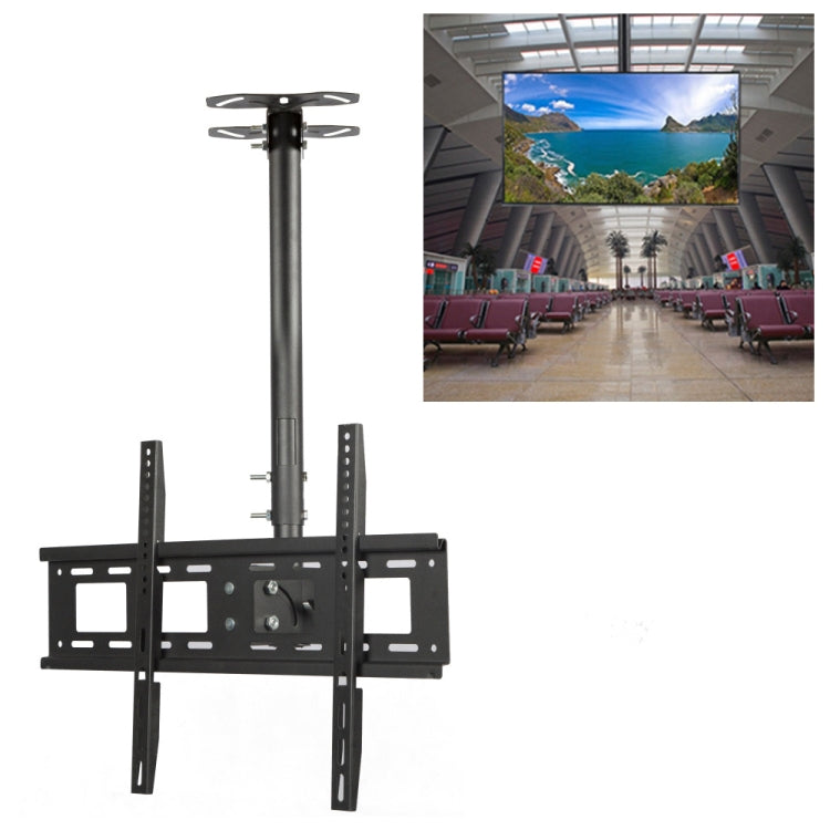 Giá treo tường trần TV LCD đa năng điều chỉnh chiều cao & góc 32-70 inch, chiều dài thu vào 1m, 1m