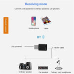 Bộ thu âm thanh Bluetooth 5.0 USB, bộ chuyển đổi Bluetooth, bộ phát Bluetooth hỗ trợ Win8/10, ZF169