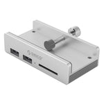 Hub USB3.0 2 cổng loại kẹp ORICO MH2AC-U3 kèm đầu đọc thẻ SD