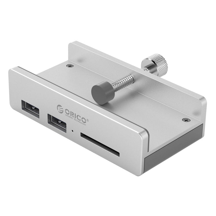 Hub USB3.0 2 cổng loại kẹp ORICO MH2AC-U3 kèm đầu đọc thẻ SD