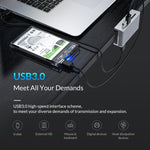 Hub USB3.0 2 cổng loại kẹp ORICO MH2AC-U3 kèm đầu đọc thẻ SD