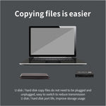 Bộ chuyển đổi USB 2x4 chia sẻ 2 cổng PC cho 4 thiết bị như máy in, bàn phím, chuột, màn hình, bộ chuyển đổi USB 2x4