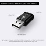 MSD168 bộ phát thu Bluetooth 2 trong 1 mini 3.5mm AUX stereo không dây Bluetooth 5.0 cho xe hơi, TV, PC, MP3