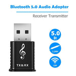 MSD168 bộ phát thu Bluetooth 2 trong 1 mini 3.5mm AUX stereo không dây Bluetooth 5.0 cho xe hơi, TV, PC, MP3