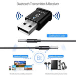 MSD168 bộ phát thu Bluetooth 2 trong 1 mini 3.5mm AUX stereo không dây Bluetooth 5.0 cho xe hơi, TV, PC, MP3
