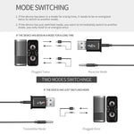 MSD168 bộ phát thu Bluetooth 2 trong 1 mini 3.5mm AUX stereo không dây Bluetooth 5.0 cho xe hơi, TV, PC, MP3