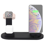 Đế Sạc Không Dây Xoay HQ-UD15 Kèm Giá Đỡ Cho Điện Thoại / iWatch / AirPods (Màu Bạc), Màu Bạc (Có Sạc Không Dây), Không Có Sạc Không Dây Màu Trắng, Không Có Sạc Không Dây Màu Đen, Màu Trắng (Có Sạc Không Dây)