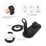 Đế Sạc Không Dây Xoay HQ-UD15 Kèm Giá Đỡ Cho Điện Thoại / iWatch / AirPods (Màu Bạc), Màu Bạc (Có Sạc Không Dây), Không Có Sạc Không Dây Màu Trắng, Không Có Sạc Không Dây Màu Đen, Màu Trắng (Có Sạc Không Dây)