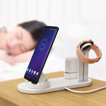 Đế Sạc Không Dây Xoay HQ-UD15 Kèm Giá Đỡ Cho Điện Thoại / iWatch / AirPods (Màu Bạc), Màu Bạc (Có Sạc Không Dây), Không Có Sạc Không Dây Màu Trắng, Không Có Sạc Không Dây Màu Đen, Màu Trắng (Có Sạc Không Dây)