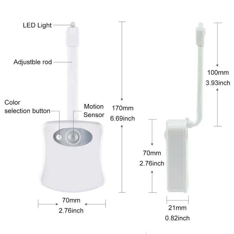 Đèn ngủ nhà vệ sinh YouOKLight cảm biến chuyển động, đèn LED nhà vệ sinh phòng tắm