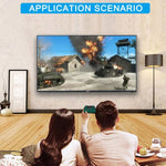 Bàn phím mini không dây I8 Max 2.4GHz có bàn di chuột, sạc lại được, chuột bay thông minh chơi game có đèn nền 7 màu