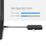 Hub USB 3.0 4 cổng tốc độ siêu nhanh có công tắc, USB 3.0