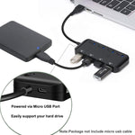 Hub USB 3.0 4 cổng tốc độ siêu nhanh có công tắc, USB 3.0