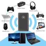 B10S Bluetooth Adapter 5.0 Bluetooth Transmitter Receiver 2 in 1 Bluetooth Adapter, black