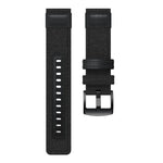 Dây đeo đồng hồ bằng vải canvas và da cho Samsung Gear S2/Galaxy Active 42mm, kích thước dây: 135+96mm