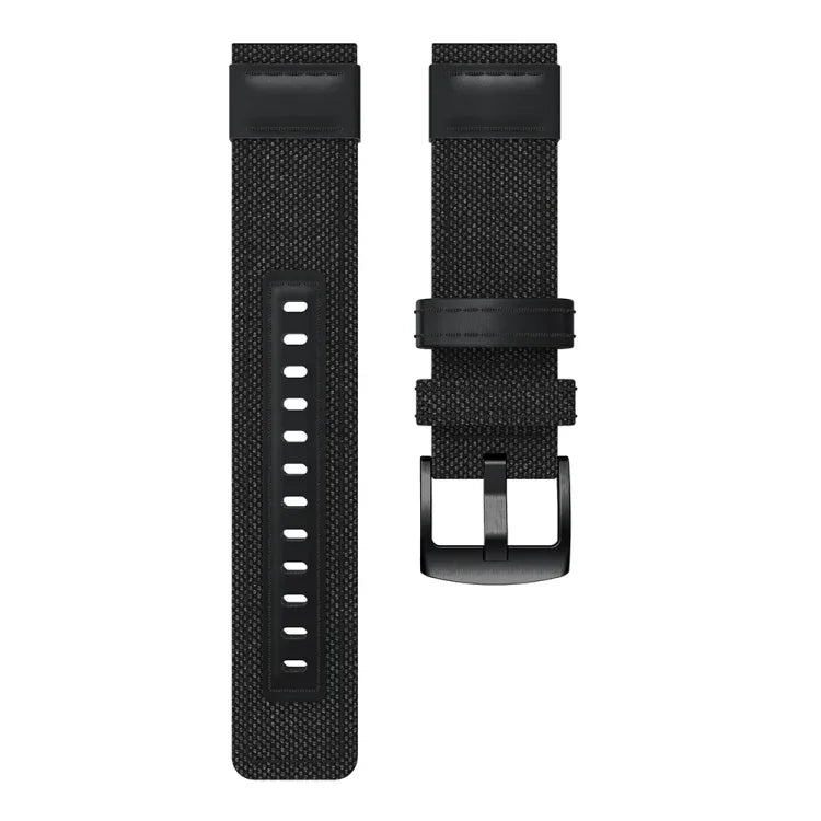 Dây đeo đồng hồ bằng vải canvas và da cho Samsung Gear S2/Galaxy Active 42mm, kích thước dây: 135+96mm