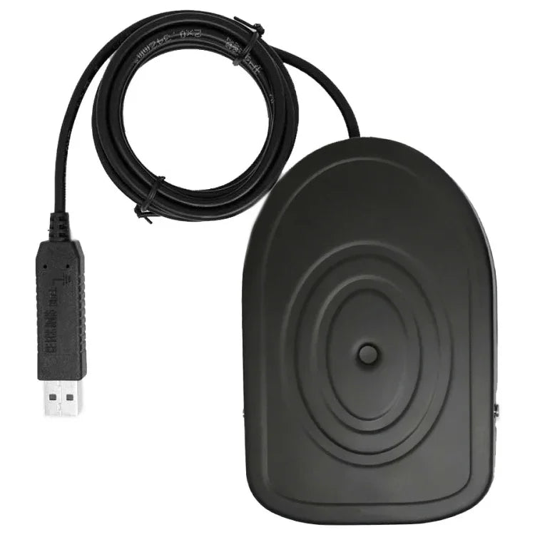 Bàn đạp điều khiển bàn phím chuột USB một chân bằng kim loại cho PC, 1 công tắc chân (Kim loại)