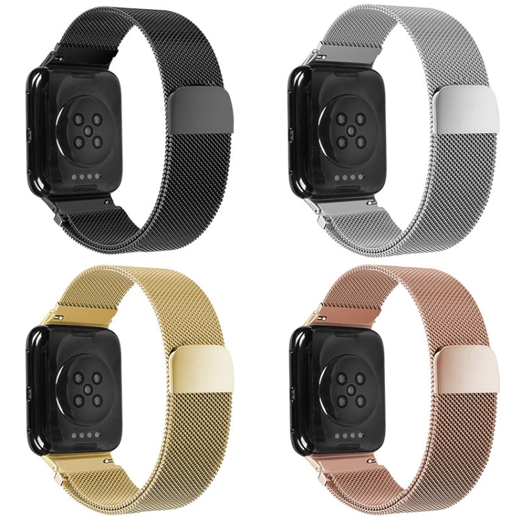 For OPPO Watch 41MM Smart Watch Milanese Stainless Steel Metal Strap
