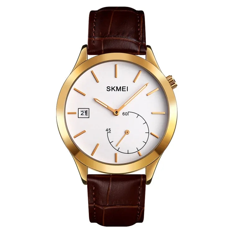 Đồng hồ nam SKMEI 1581 sáng tạo thời trang đơn giản thể thao ngoài trời chống nước quartz hai kim