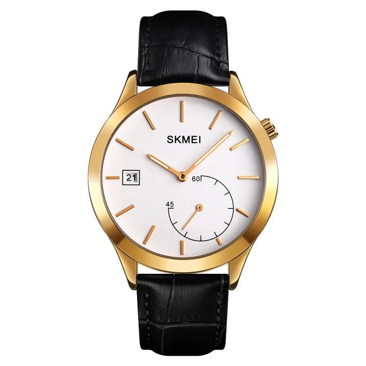 Đồng hồ nam SKMEI 1581 sáng tạo thời trang đơn giản thể thao ngoài trời chống nước quartz hai kim