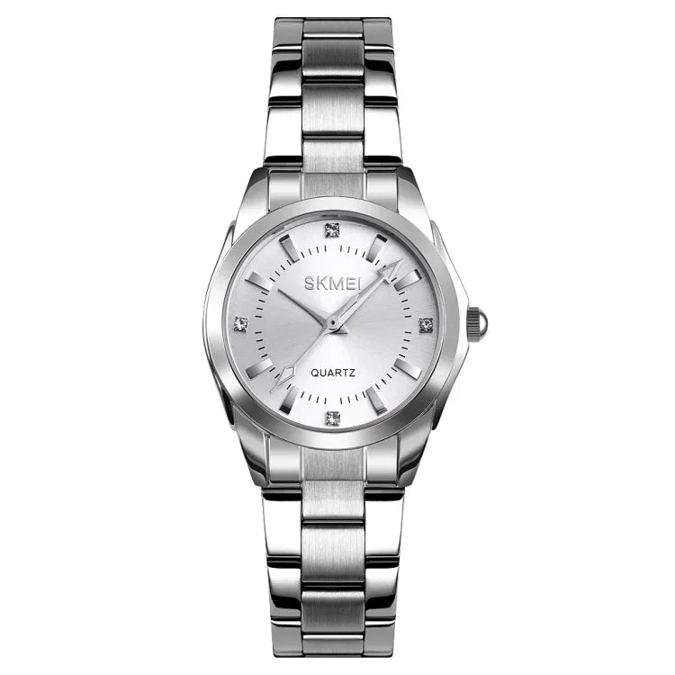 Đồng hồ nữ Skmei 1620 tinh tế đính đá sáng tạo phong cách thường ngày chống nước quartz dây thép