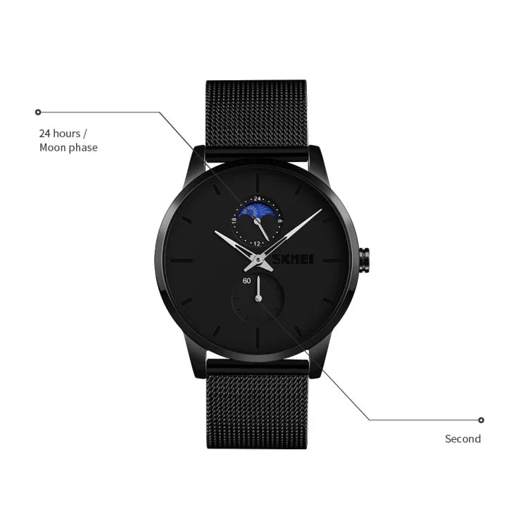 Đồng hồ quartz nam Skmei 9208 phong cách thường ngày đơn giản kinh doanh thể thao cho nam