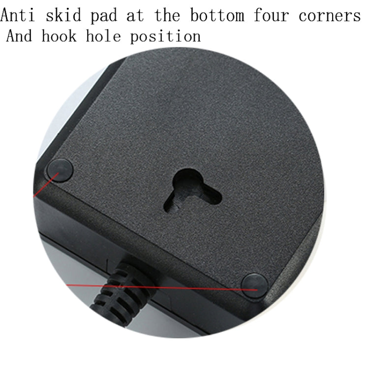 Ổ cắm đa năng 3 lỗ công suất cao 3000W T09 + 6 cổng sạc USB thông minh, phích cắm EU, phích cắm US, phích cắm UK