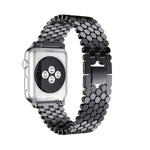 Dây Đeo Thép Không Gỉ Hình Tổ Ong Cho Apple Watch Series 5 & 4 44mm / 3 & 2 & 1 42mm, Cho Apple Watch Series 5 & 4 44mm