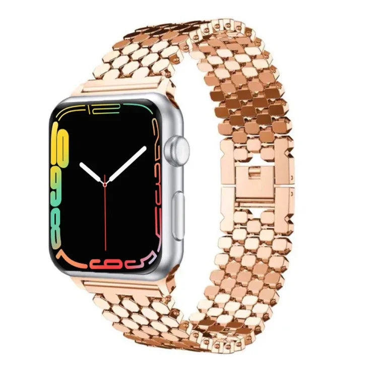 Dây Đeo Thép Không Gỉ Hình Tổ Ong Cho Apple Watch Series 5 & 4 44mm / 3 & 2 & 1 42mm, Cho Apple Watch Series 5 & 4 44mm