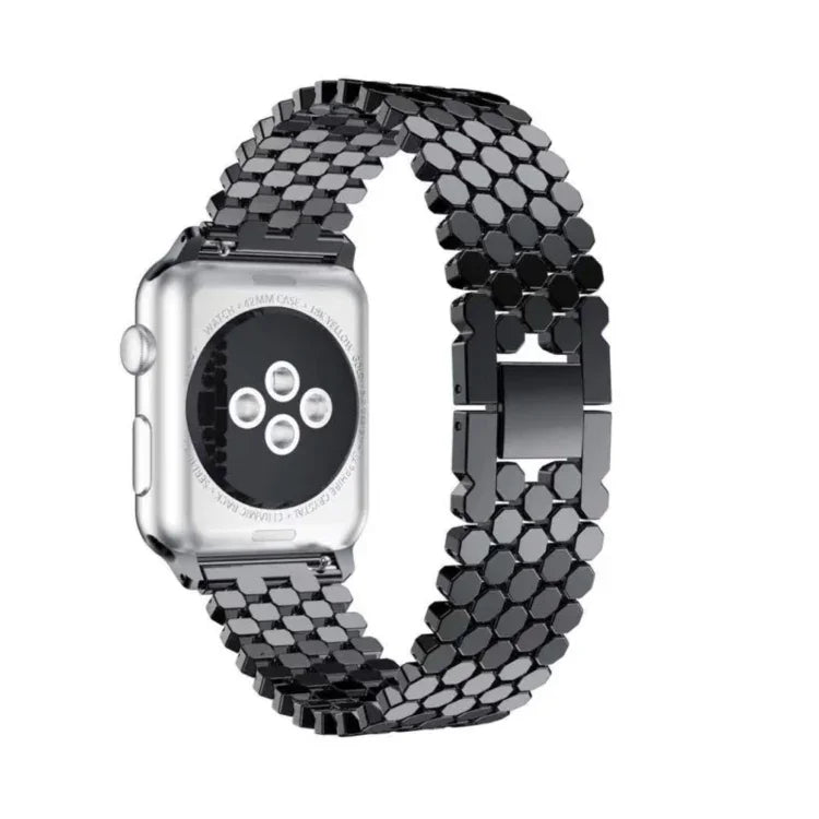 Dây Đeo Thép Không Gỉ Hình Tổ Ong Cho Apple Watch Series 5 & 4 40mm / 3 & 2 & 1 38mm, Cho Apple Watch Series 5 & 4 40mm
