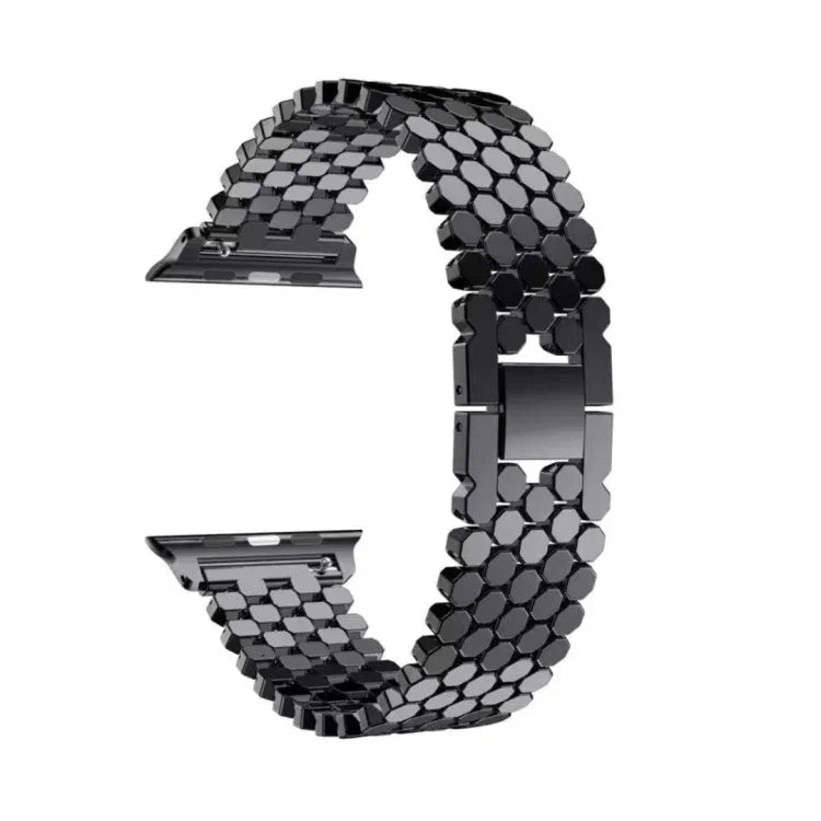 Dây Đeo Thép Không Gỉ Hình Tổ Ong Cho Apple Watch Series 5 & 4 40mm / 3 & 2 & 1 38mm, Cho Apple Watch Series 5 & 4 40mm