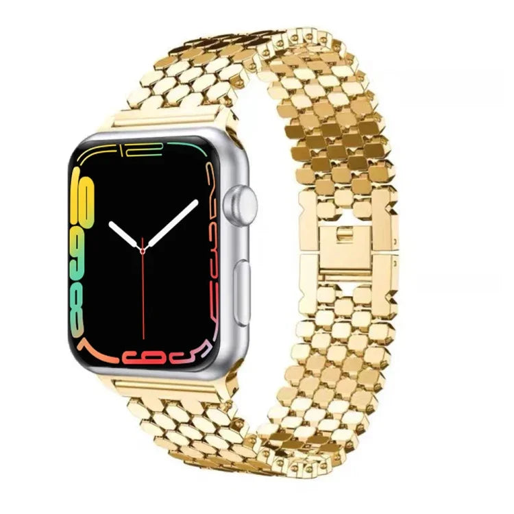 Dây Đeo Thép Không Gỉ Hình Tổ Ong Cho Apple Watch Series 5 & 4 40mm / 3 & 2 & 1 38mm, Cho Apple Watch Series 5 & 4 40mm