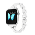 Dây Đeo Thép Không Gỉ Kim Cương Cho Apple Watch Series 5 & 4 40mm / 3 & 2 & 1 38mm, Cho Apple Watch Series 5 & 4 40mm