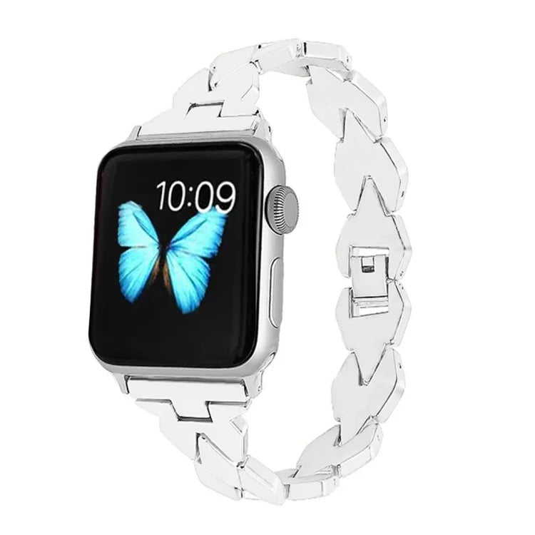 Dây Đeo Thép Không Gỉ Kim Cương Cho Apple Watch Series 5 & 4 40mm / 3 & 2 & 1 38mm, Cho Apple Watch Series 5 & 4 40mm