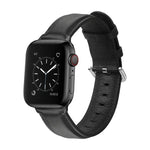 Dây da lỗ tròn cho Apple Watch Series 5 & 4 44mm 3 & 2 & 1 42mm