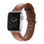 Dây da lỗ tròn cho Apple Watch Series 5 & 4 44mm 3 & 2 & 1 42mm