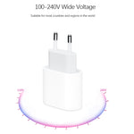 Bộ sạc du lịch 2 trong 1 cổng USB-C / Type-C đơn + cáp dữ liệu sạc nhanh 3A PD 3.0 USB-C / Type-C sang USB-C / Type-C, chiều dài cáp: 1m, 18W 1m