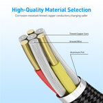 USB to Micro USB Magnetic Metal Connector Nylon Two-color Braided Magnetic Charging Cable, Cable Length: 1m, Micro USB
