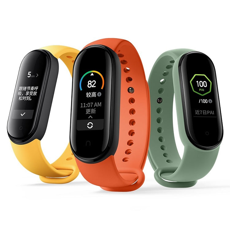 Suitable For Xiaomi Band Mi 5 Solid-Color Silicone Strap Length: 24.5cm, Black, Red, White, Orange, Gray, Yellow, Wine Red, Green, Teal, Sky Blue, Midnight Blue, Violet