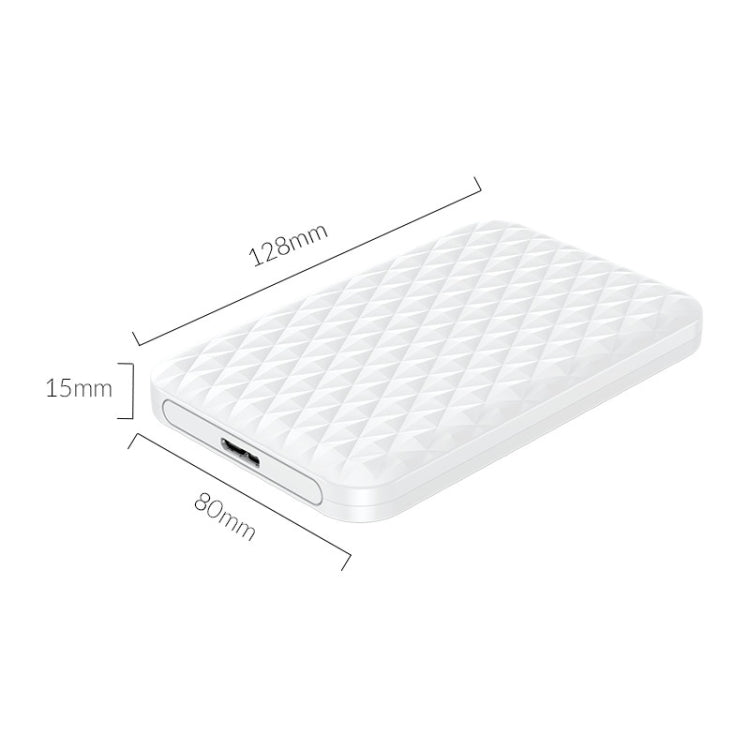 Vỏ ổ cứng di động ORICO 2520U3 2.5 inch, màu trắng, đen